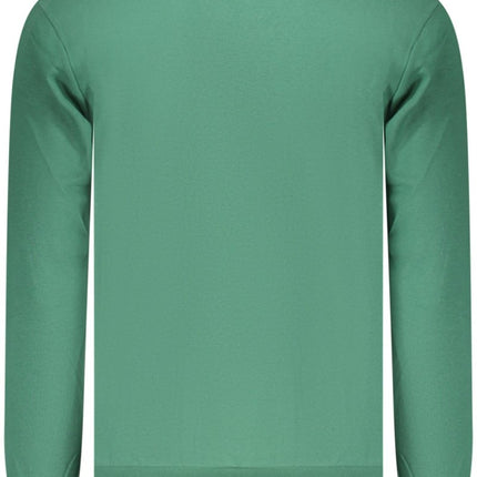 SEO. FILA Sweatshirt Herren mit Reißverschluss – Blau, angerautes Material - Grün Linkreich