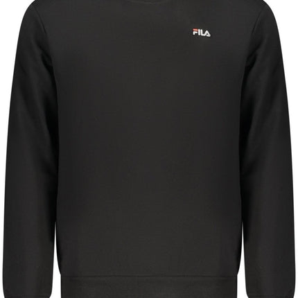 SEO. FILA Sweatshirt Herren mit Reißverschluss – Blau, angerautes Material - Schwarz Linkreich