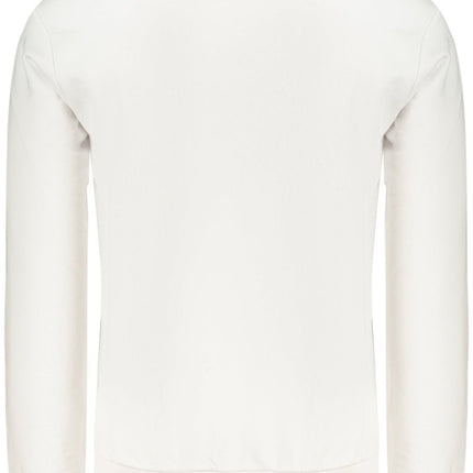 SEO. FILA Sweatshirt Herren mit Reißverschluss – Blau, angerautes Material - Weiß Linkreich