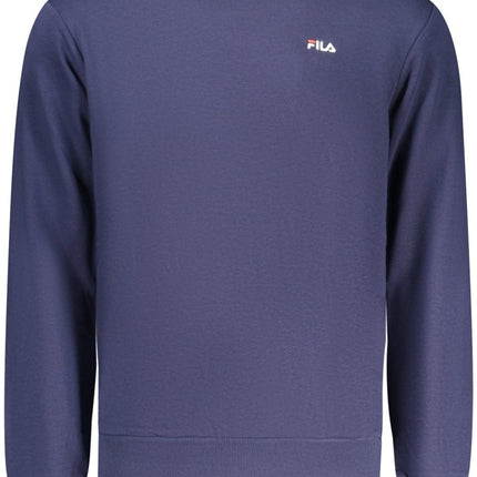 SEO. FILA Sweatshirt Herren mit Reißverschluss – Blau, angerautes Material - Blau Linkreich