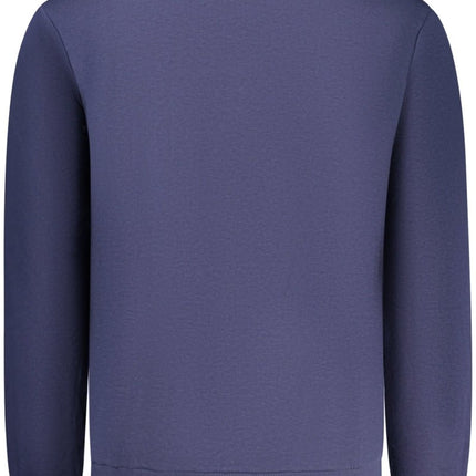 SEO. FILA Sweatshirt Herren mit Reißverschluss – Blau, angerautes Material - Schwarz Linkreich