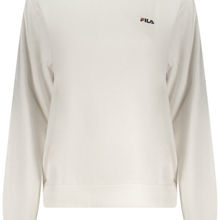 FILA Sweatshirt Damen mit Reißverschluss – Weißes Sweatshirt aus Bio-Baumwolle