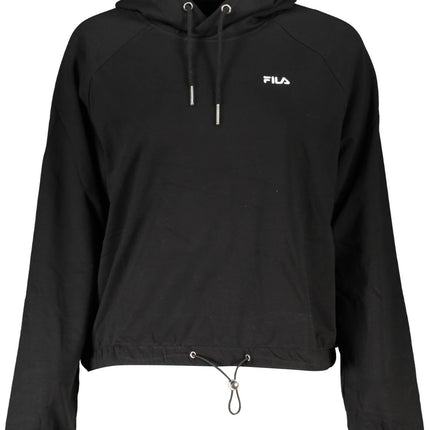 FILA Sweatshirt Damen Schwarz – Kapuzenpullover mit Stickerei für Frühjahr/Sommer