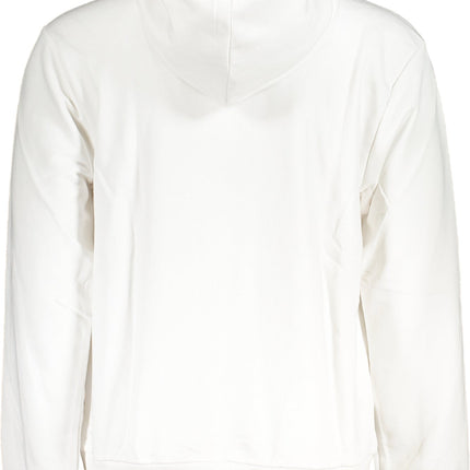 FILA Sweatshirt Herren mit Reißverschluss – Weißes Kapuzen-Sweatshirt für Herbst/Winter