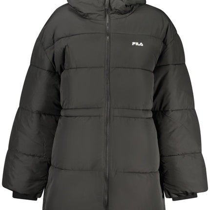 FILA Damenjacke schwarz – Wind- und wasserabweisende Kapuzenjacke für Herbst/Winter