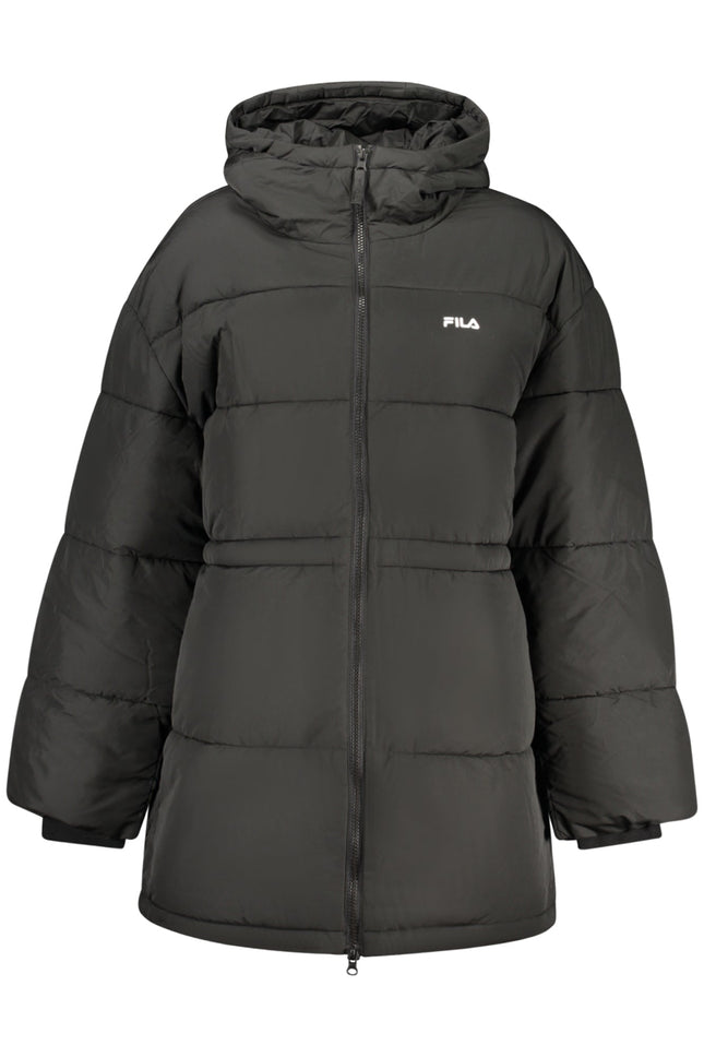 FILA Damenjacke schwarz – Wind- und wasserabweisende Kapuzenjacke für Herbst/Winter