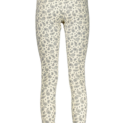 FILA Damen-Leggings Weiss – Elastische Jogginghose mit Logo-Stickerei | soulluna.de