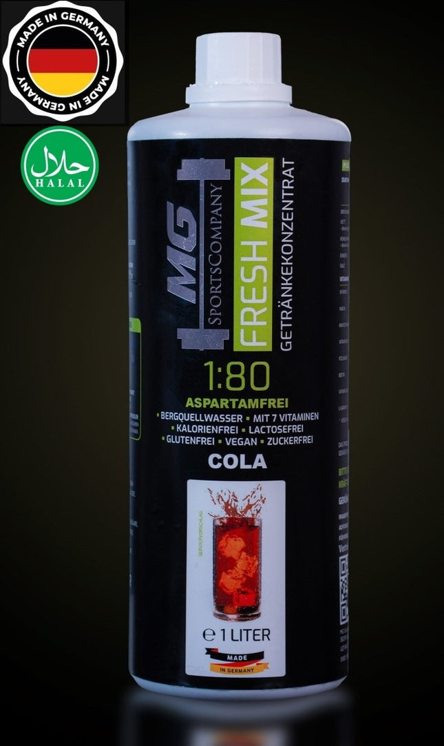 SEO. Fitness Getränkekonzentrat - Cola - mit 7 wertvollen Vitaminen ergibt 80 Liter - Cola Linkreich