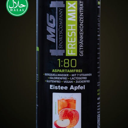 SEO. Fitness Getränkekonzentrat - Eistee Apfel - mit 7 wertvollen Vitaminen ergibt 80 Liter - Eistee Apfel Linkreich