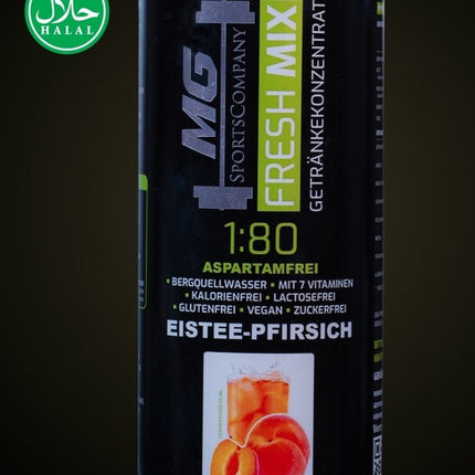 SEO. Fitness Getränkekonzentrat - Eistee Pfirsich - mit 7 wertvollen Vitaminen ergibt 80 Liter - Eistee Pfirsich Linkreich