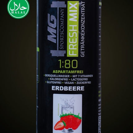 SEO. Fitness Getränkekonzentrat - Erdbeere - mit 7 wertvollen Vitaminen ergibt 80 Liter - Erdbeere Linkreich