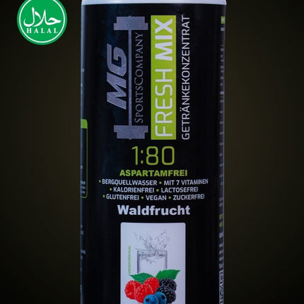 SEO. Fitness Getränkekonzentrat - Waldfrucht - mit 7 wertvollen Vitaminen ergibt 80 Liter - Waldfrucht Linkreich