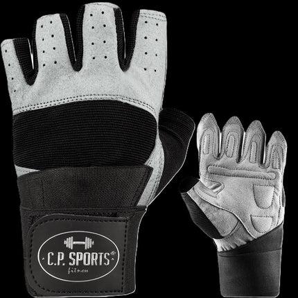 SEO. Fitness Handschuhe mit Bandagen - C.P. sports - F8 - S I 7 I 16 - 18 cm Linkreich