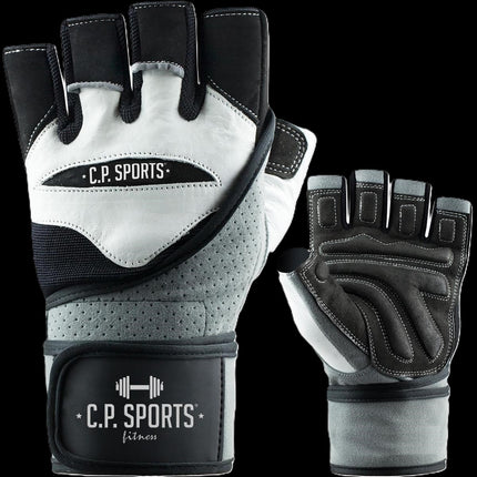 SEO. Fitness Handschuhe mit Bandagen - Perfekt - Grip - C.P. sports F21 - S I 7 I 16 - 18 cm Linkreich