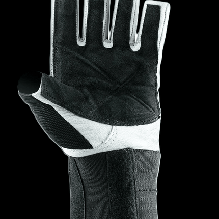 SEO. Fitness Handschuhe mit doppelter Handgelenksbandage C.P. Sports F10 - S I 7 I 16 - 18 cm Linkreich