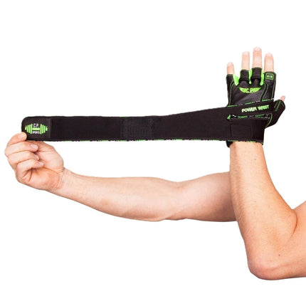 SEO. Fitness Handschuhe Power - Wrist mit Bandage - C.P. Sports - F - 25 - Gelb Linkreich
