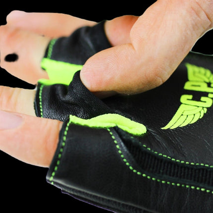 SEO. Fitness Handschuhe Power - Wrist mit Bandage - C.P. Sports - F - 25 - Gelb Linkreich