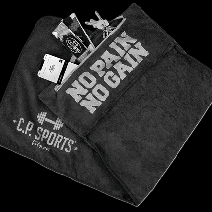 SEO. Fitness Handtuch Towel Mikrofaser + Tasche mit Reißverschluss - C.P. SPORTS - Grün Linkreich