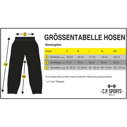 SEO. Fitness Hose / Bodybuilding Hose / Profi Gym - Hose - C.P. Sports S11 - 1 - Weiß Linkreich