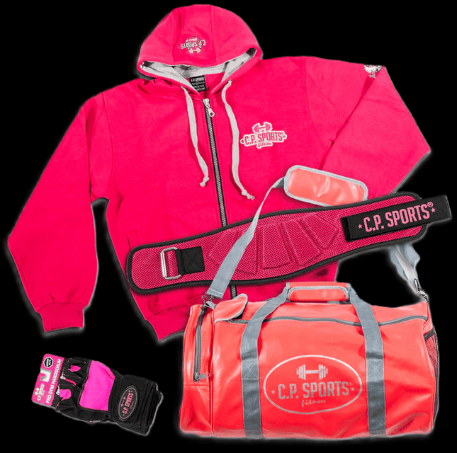 SEO. Fitnessbundle Starterpack für Frauen: Trainingsjacke, Trainingstasche, Gewichthebergürtel, Fitnesshandschuhe! - XS Linkreich