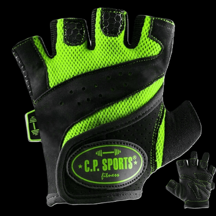 SEO. Fitnesshandschuh / Gym - C.P. Sports - F9 - 3 - Grün Linkreich