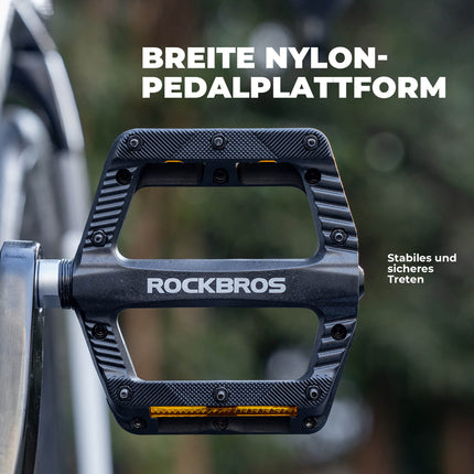 Flat Fahrradpedale Rutschfest mit Reflektorstreifen (Fahrradpedale) kaufen bei Linkreich – Jetzt entdecken!