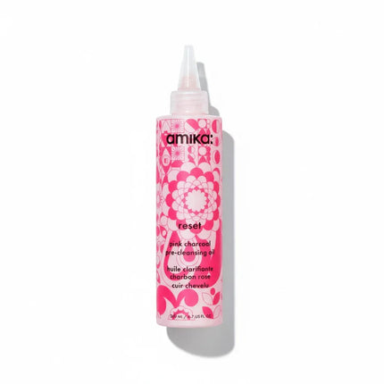 Amika reset pink charcool scalp cleansing oil