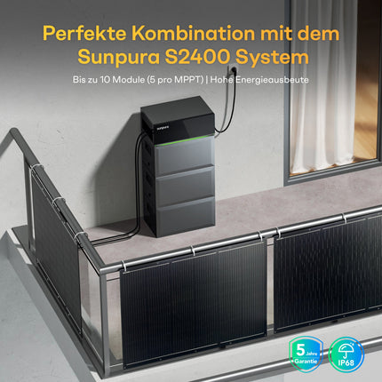 NOVGEN Flexible Solarmodule 2x200Wp Ultra Leicht Ideal für Balkon, Garten & Wohnmobil