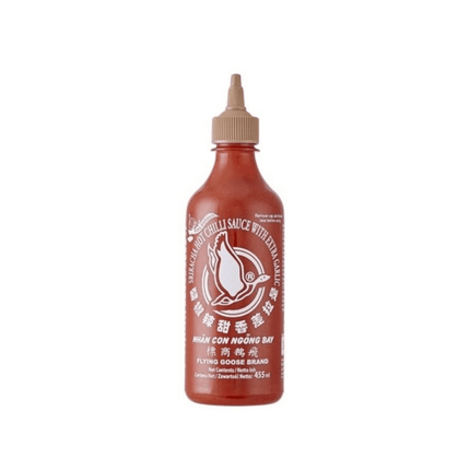 SEO. Flying Goose Sriracha Chilisauce mit Knoblauch 455ml - Linkreich