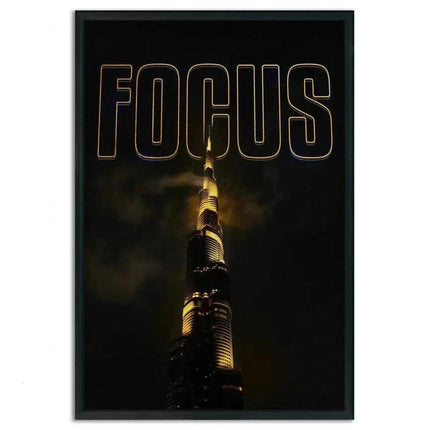 FOCUS - Leinwandbild Motivation (Canvas) kaufen bei Linkreich – Jetzt entdecken!