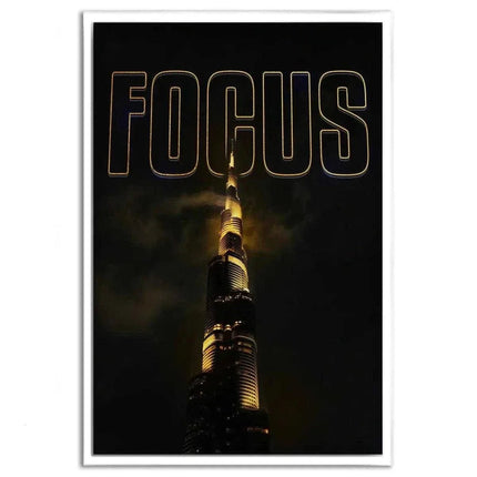 FOCUS - Leinwandbild Motivation (Canvas) kaufen bei Linkreich – Jetzt entdecken!