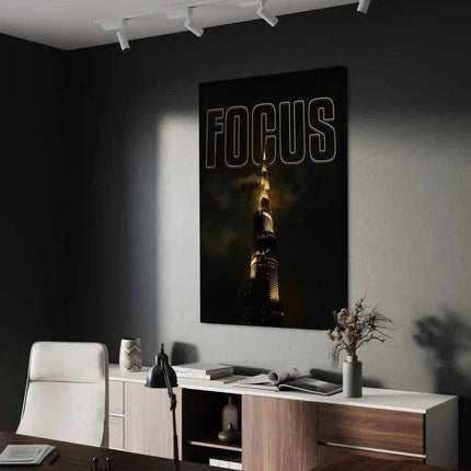 FOCUS - Leinwandbild Motivation (Canvas) kaufen bei Linkreich – Jetzt entdecken!