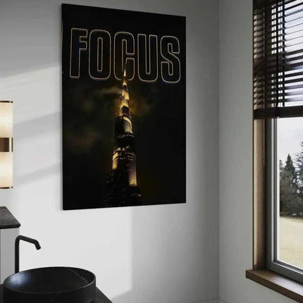 FOCUS - Leinwandbild Motivation (Canvas) kaufen bei Linkreich – Jetzt entdecken!