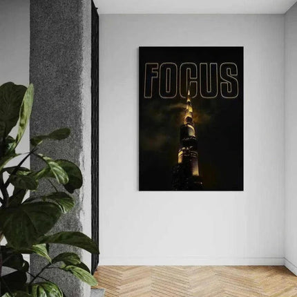 FOCUS - Leinwandbild Motivation (Canvas) kaufen bei Linkreich – Jetzt entdecken!