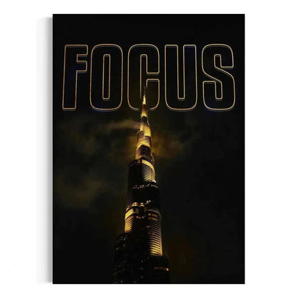 FOCUS - Leinwandbild Motivation (Canvas) kaufen bei Linkreich – Jetzt entdecken!