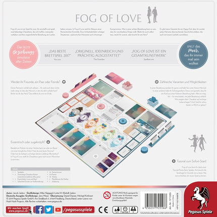 SEO. Fog of Love - Romantische Komödie als Brettspiel - Linkreich