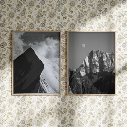 Aiguille de Bionnassay & Grandes Jorasses  – Mountain Wall Art Prints