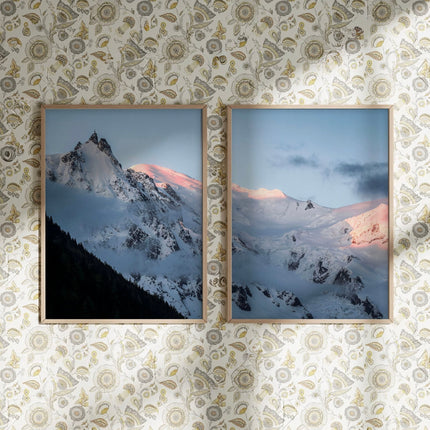 Aiguille du Midi & Mont Blanc Sunrise Wall Art – Premium Mountain Photography