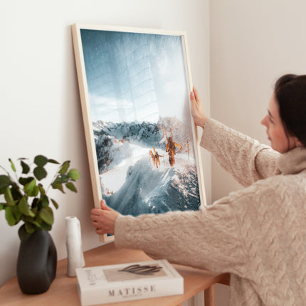Skiers on Vallée Blanche – Chamonix, France