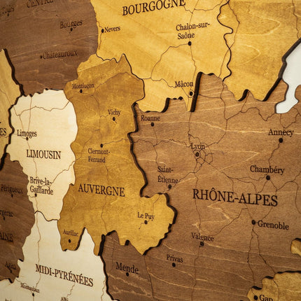 France 3D Wooden Map () kaufen bei Linkreich – Jetzt entdecken!