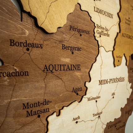 France 3D Wooden Map () kaufen bei Linkreich – Jetzt entdecken!