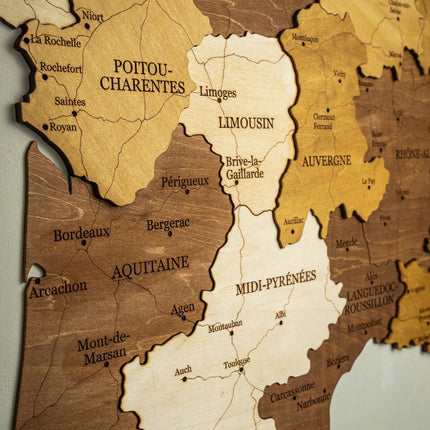 France 3D Wooden Map () kaufen bei Linkreich – Jetzt entdecken!