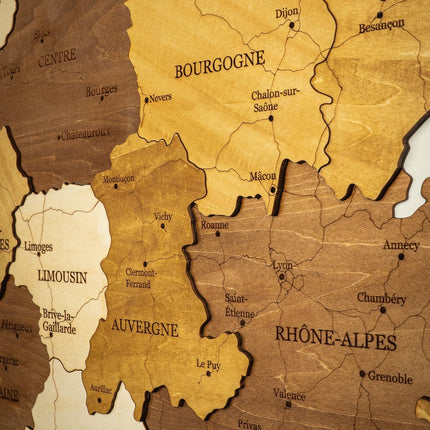 France 3D Wooden Map () kaufen bei Linkreich – Jetzt entdecken!