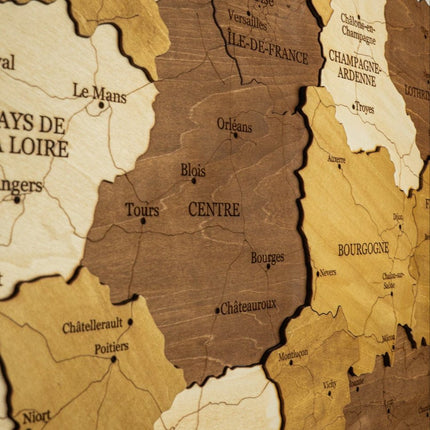 France 3D Wooden Map () kaufen bei Linkreich – Jetzt entdecken!