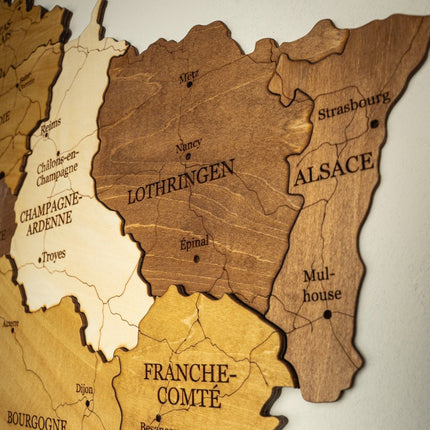 France 3D Wooden Map () kaufen bei Linkreich – Jetzt entdecken!