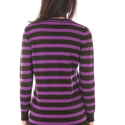 SEO. Fred Perry Damenpullover schwarz – V - Ausschnitt aus Wolle & Kaschmir | Herbst/Winter - Violett Linkreich