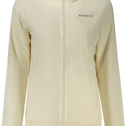 FREDDY Sweatshirt Damen mit Reißverschluss – Blaues Langarm-Sweatshirt für Herbst/Winter