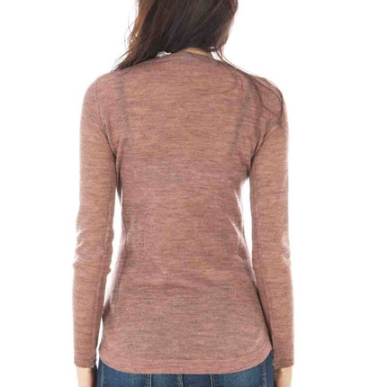 FRED PERRY Rosa Pullover Damen – Langärmlig aus Wolle & Alpaka | HW