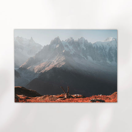 Ibex at Sunrise  – Chamonix Mont Blanc Wall Art Print