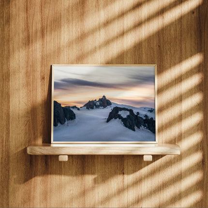 Aiguille du Midi Sunset Print – Chamonix Wall Art